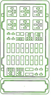 1997 Ford E350 Fuse Box Diagram – Auto Fuse Box Diagram