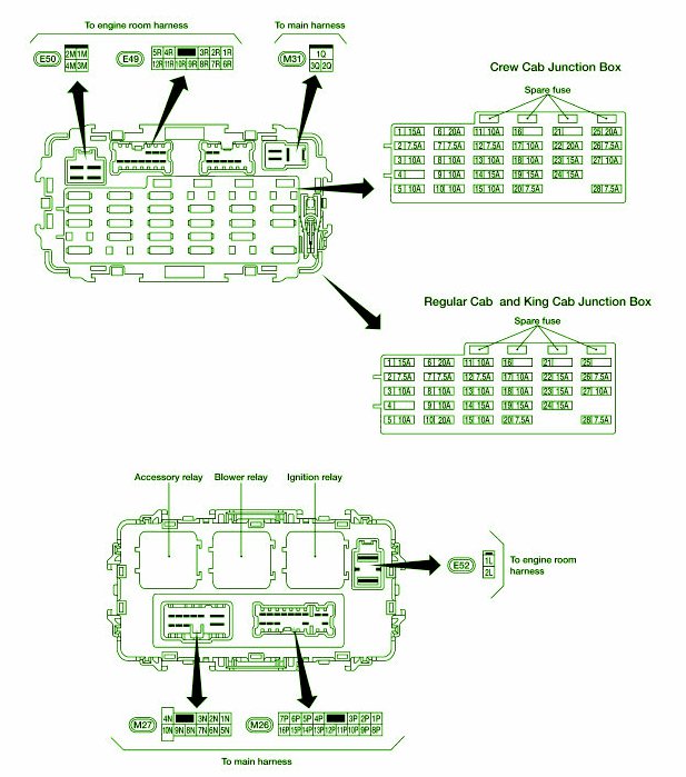 Wiring Diagram 2000 Nissan Frontier Fuse Box Diagram : 1989 Nissan