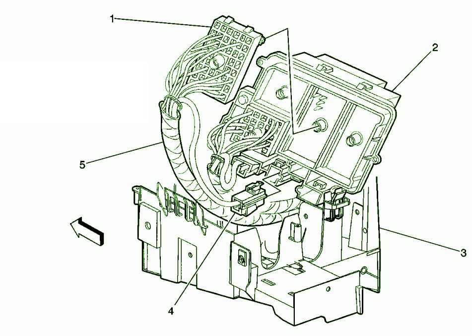 2003 GM Yukon Backside Underhood Fuse Box Diagram – Auto Fuse Box Diagram