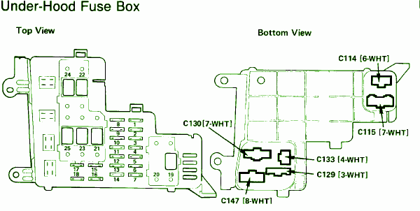 1989 Honda Accord Lx Fuse Box Diagram  U2013 Auto Fuse Box Diagram