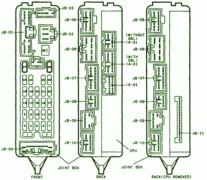 2001 Mazda 626 Fuse Box Diagram  U2013 Auto Fuse Box Diagram