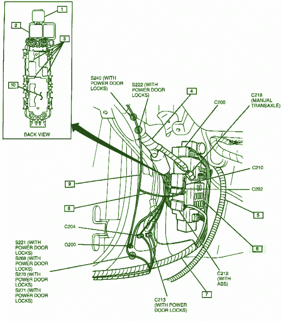 1990 Geo Metro Fuse Box Diagram