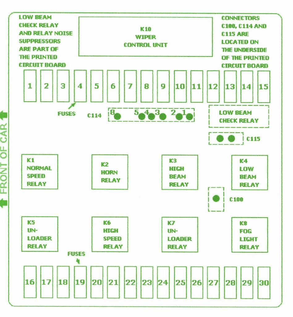 1985 BMW 325E Fuse Box Diagram – Auto Fuse Box Diagram