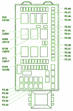 2003 Ford F-550 Super duty Fuse Box Diagram – Auto Fuse Box Diagram