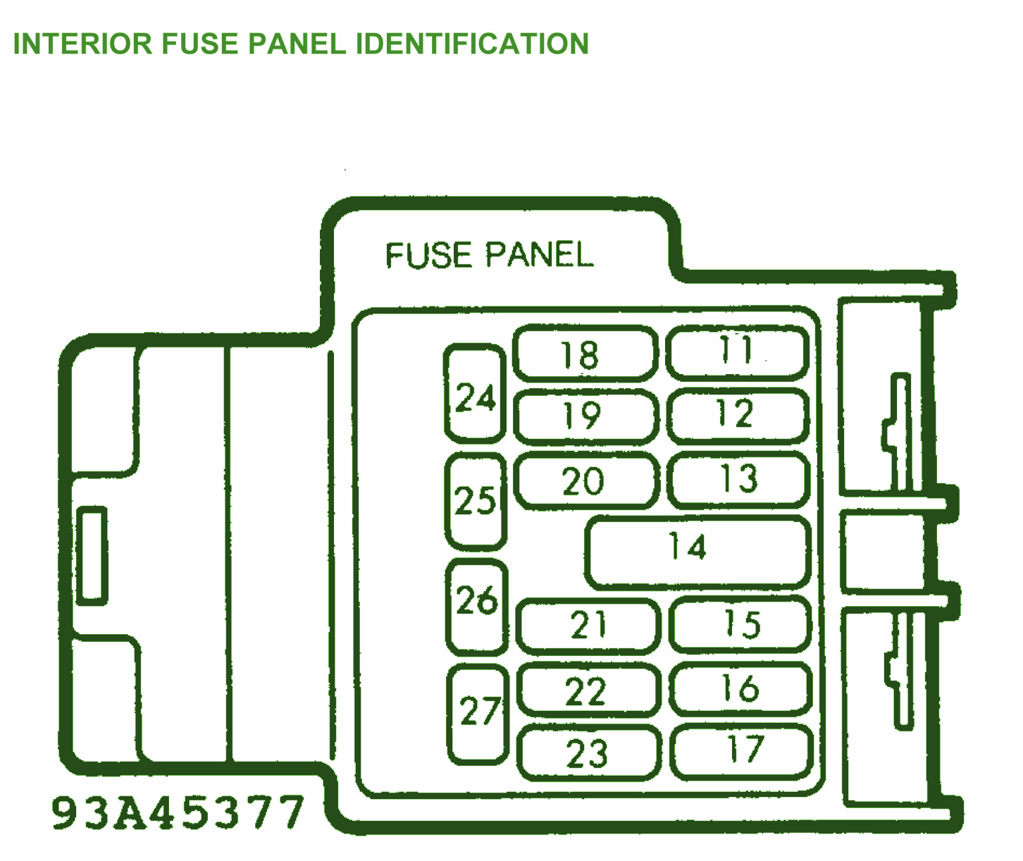 1990 Mazda Miata Radio Wiring Diagram / 96 Mazda Miatum Fuse Box