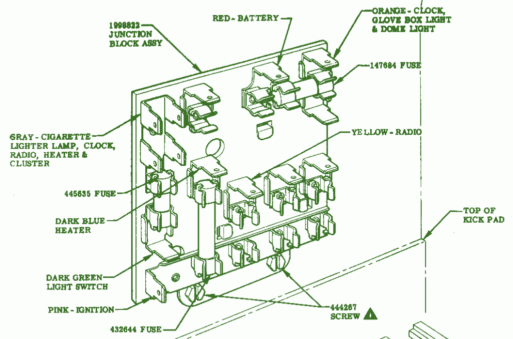 1965 Chevy Truck Fuse Block Diagrams