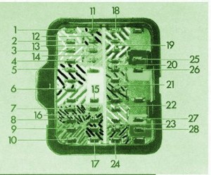 1978 BMW Touring Fuse Box Diagram