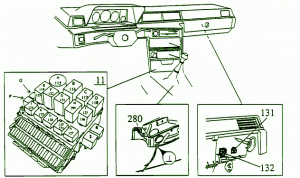 1991 Volvo 760 Series Gle Fuse Box Diagram