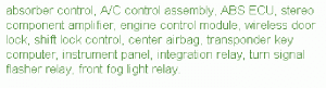 2002 Lexus ES300 Dash Fuse Box Map