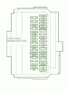 2004 Scion TC Main Engine Fuse Box Diagram