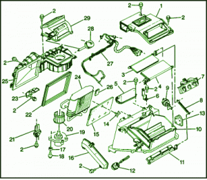 2006 Oldsmobile Cutlass Blower Motor Fuse Box Diagram