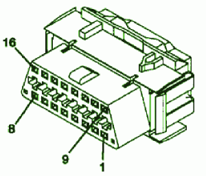 2009 Dodge Avenger ES Pin Out Fuse Box Diagram