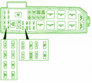 2009 Ford Escape Under Dash Fuse Box Diagram