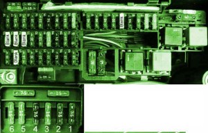 2011 Mercy A Series Front Engine Fuse Box Diagram