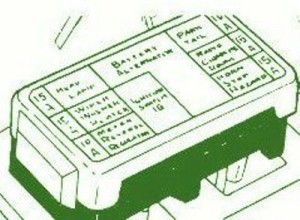 1986 Datsun 1200 Dash Fuse Box DIagram