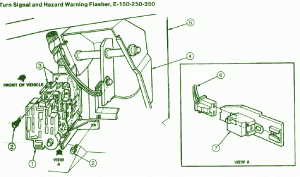 1994 Ford FT900 Front Fuse Box Diagram