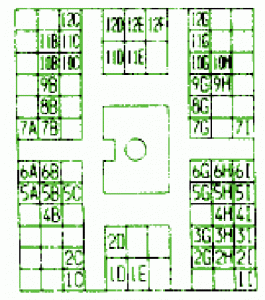 1998 Infiniti J30 Main Fuse Box Diagram