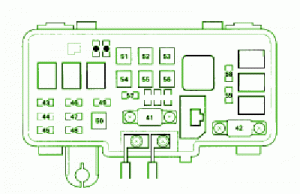 2003 Honda Blackbird Under Hood Fuse Box Diagram