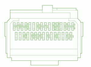 2006 Toyota Scion TC Under Dash Fuse Box Diagram