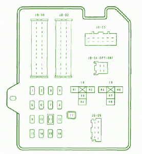 2011 Mazda CX-5 Crossover Fuse Box DIagram