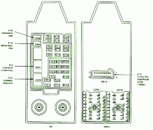 1998 Ford F250 Junction Fuse Panel Diagram