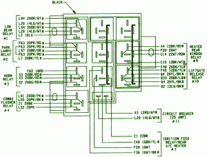 1997 Plymouth Breeze Fuse Box Diagram