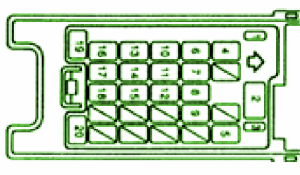 2002 Mazda Astina Interior Fuse Box Diagram