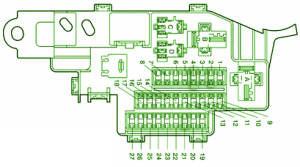 2005 Toyota Tundra Under Dash Fuse Box Diagram