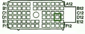 2006 GMC W4500 Fuse Box DIagram