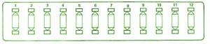 1979 Volkwagon CC Fuse Box DIagram