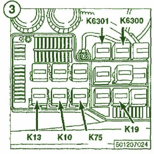 1999 BMW M3 Engine Fuse Box Diagram