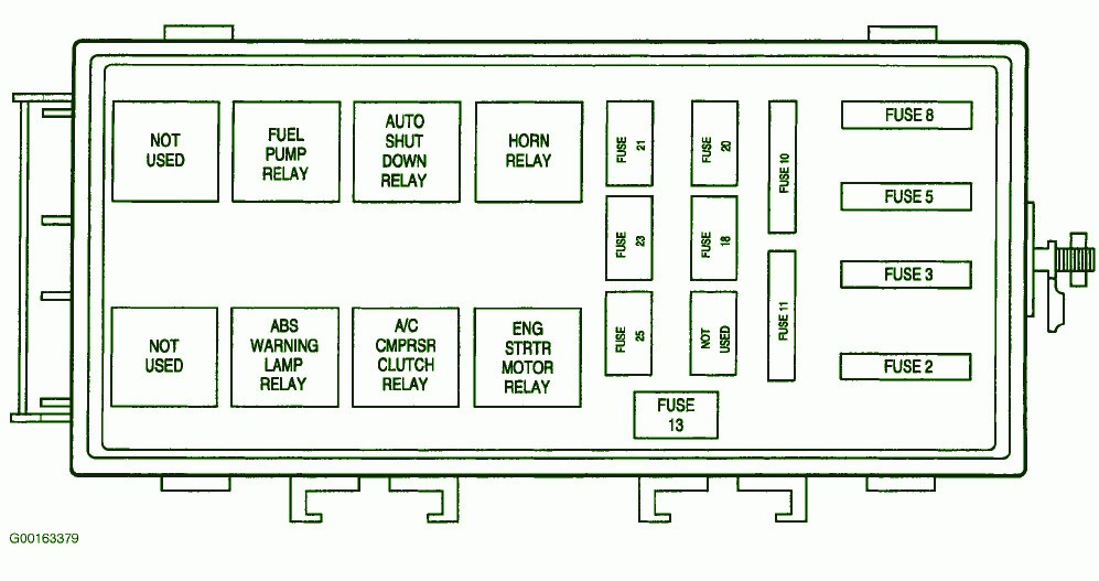 1996 Dodge Intrepid Fuse Box Diagram