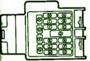 1999 Mazda Xedos Fuse Box Diagram