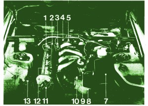 1999 Porsche 928 GTS Fuse Box Diagram