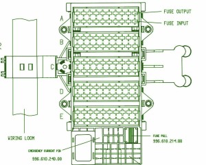 2000 Porsche 996 Main Fuse Box Diagram