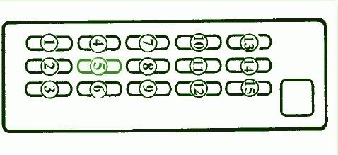 2001 Mazda 626 GF Fuse Box Diagram – Auto Fuse Box Diagram