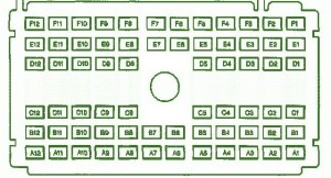 2002 Pontiac Vibe Main Fuse Box Diagram