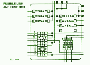 2003 Infinity FX45 Link Fuse Box Diagram