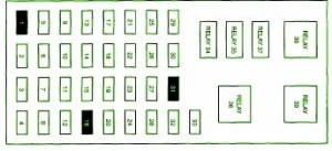 2004 Ford Freestar Fuse Box Diagram