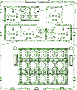 2006 Ford Focus ZXW Fuse Box Diagram