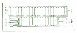 2006 volvo S60 T5 Luggage Fuse Box Diagram