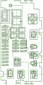 2008 Toyota Tacoma Main Fuse Box Diagram