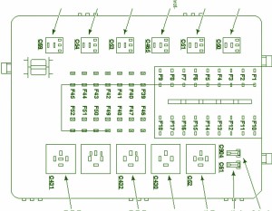 2011 Mercury Pro XS Main Fuse Box Diagram