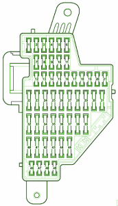 2012 Volkswagen CC Main Fuse Box Diagram