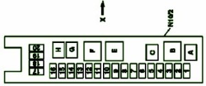 2001 Mercy CL600 Dash Fuse Box Diagram