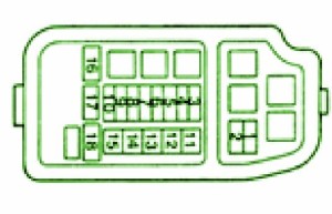 2001 Mitsubishi Rosa Ignition Switch Fuse Box Diagram