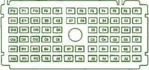 1998 Pontiac WS6 Main Fuse Box Diagram