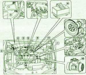 1999 Fiat Multipla Engine Compartment Fuse Box Diagram