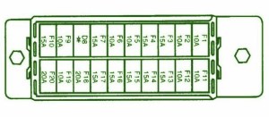 2004 Daewoo M200V Dash Fuse Box Diagram