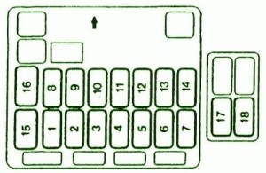 2004 Mitsubishi Endeavor Fuse Box Diagram